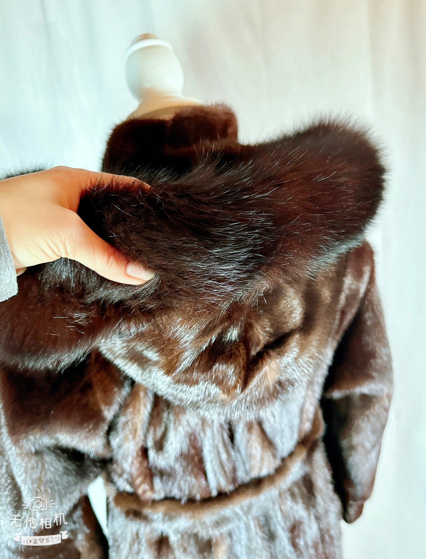 Mink Fur Coat, Mahogany, Full Length (Size: Womens 6-8)